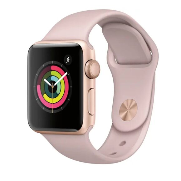 Apple Other - Apple Watch Series 3, 38mm, Gold Case with Pink Sport Band